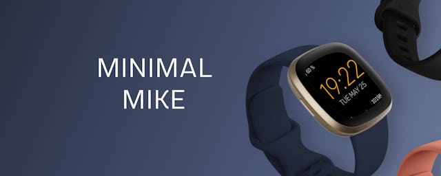 post cover image for Minimal Mike - A Fitbit Clock Face